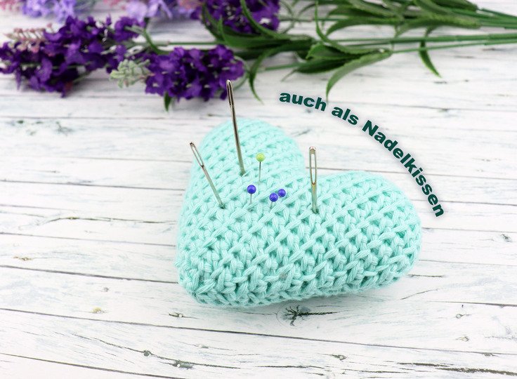 Sehr schönes gehäkeltes Herz! Sieht wie gestrickt aus!