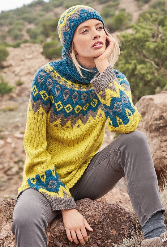 Strickanleitung: Jacquardpulli und passender Mütze - Bild 4