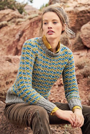 Strickanleitung: Pulli im Strukturmuster