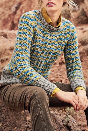 Strickanleitung: Pulli im Strukturmuster
