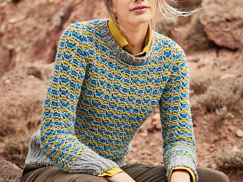 Strickanleitung: Pulli im Strukturmuster