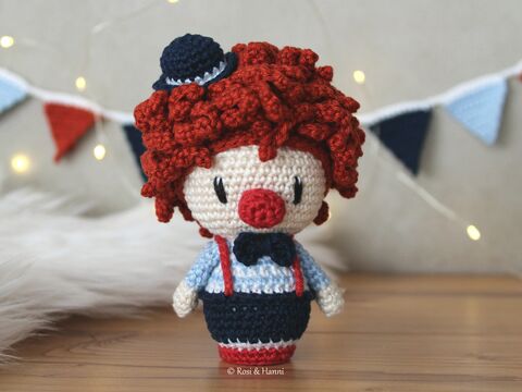 Häkelanleitung Clown Matze