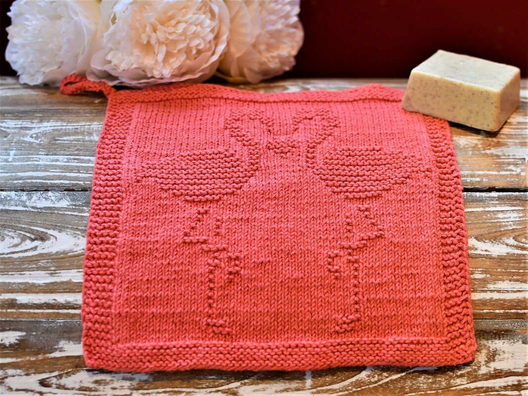 Strickanleitung Spültuch "Flamingo Love" - ganz einfach - Bild 3