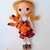 Crochet pattern Amigurumi doll Sophia and little fox Lucky