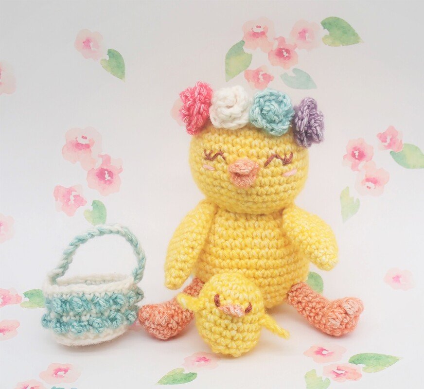Mama and Baby Chick- Crochet Amigurumi Pattern - Image 2