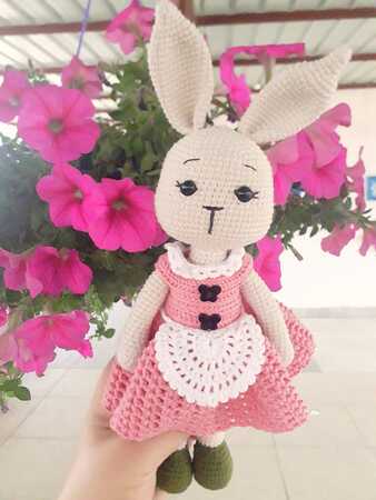 Crochet bunny pattern Nancy