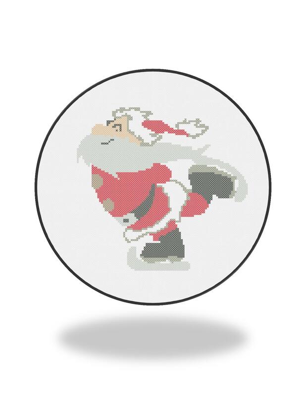 Santa Claus cross stitch pattern