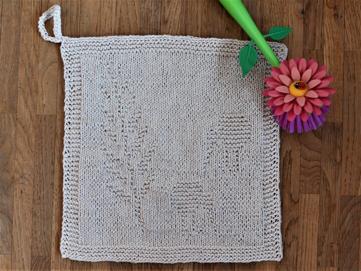 Strickanleitung Spültuch "Fernweh" - ganz einfach