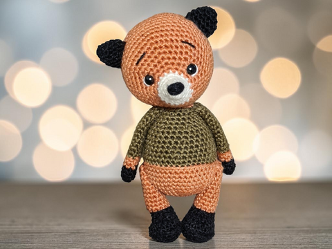 PDF crochet pattern Ferdinand the Fox
