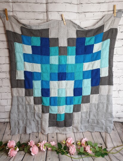 Anleitung Die Herz Kuschel Decke