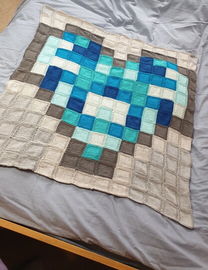 Anleitung Die Herz Kuschel Decke