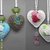 Heart hanging decor in 2 versions very simple &amp; fast from leftover yarn