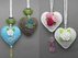 Heart hanging decor in 2 versions very simple & fast from leftover yarn
