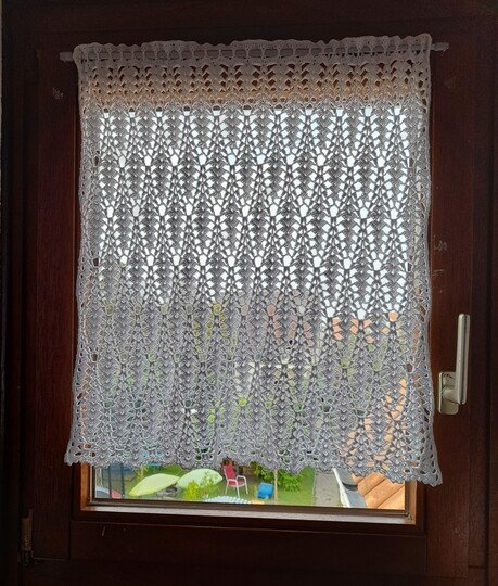 Häkelanleitung - Gardine "Romantica"