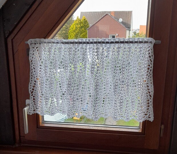 Häkelanleitung - Gardine "Romantica"