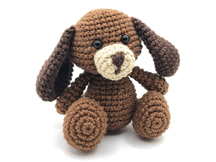 Häkelanleitung für Hundewelpe Lizzy