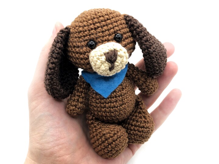 Häkelanleitung für Hundewelpe Lizzy