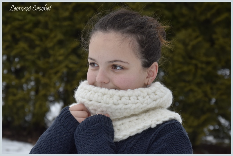 - ODETTE - Pelz Set, Stirnband und Kragen häkeln, jedes Material, alle Gr.