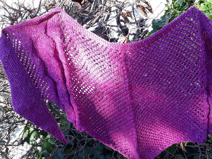 Knitting pattern scarf "colourful time out"