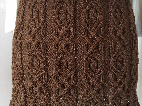 Rock "Norwegen" mit keltischem Zopf in allen Größen