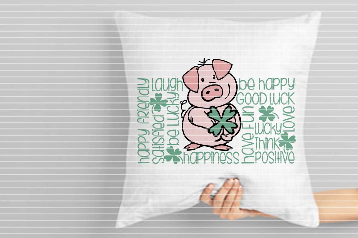 Lucky Pig Plotterdatei SVG DXF FCM
