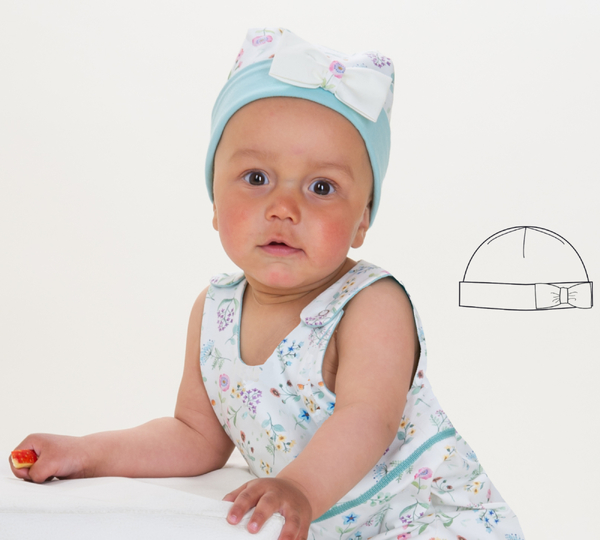 Baby-Set Schnittmuster DOLCE & MILA – Strampler + Mütze 56/62–92/98