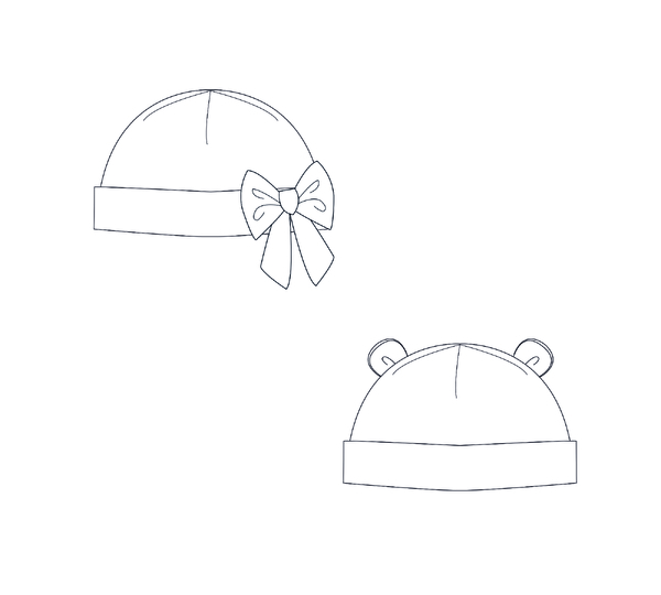 Baby-Set Schnittmuster DOLCE & MILA – Strampler + Mütze 56/62–92/98