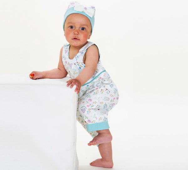 Baby Sommer-Overall DOLCE & Mütze MILA – Schnittmuster PDF