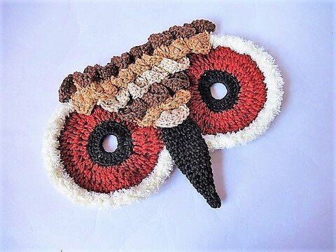 Häkelanleitung Eulenmaske