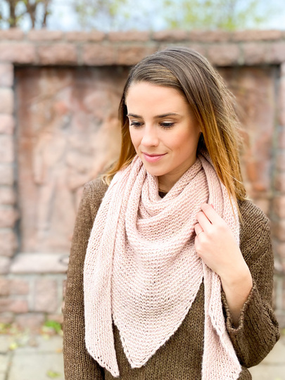 Einfaches Dreieckstuch f&uuml;r Anf&auml;nger mit Videoanleitung