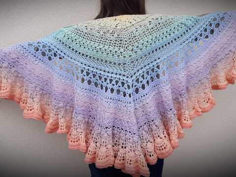 Anleitung Dreieckstuch Abenduko kuroa