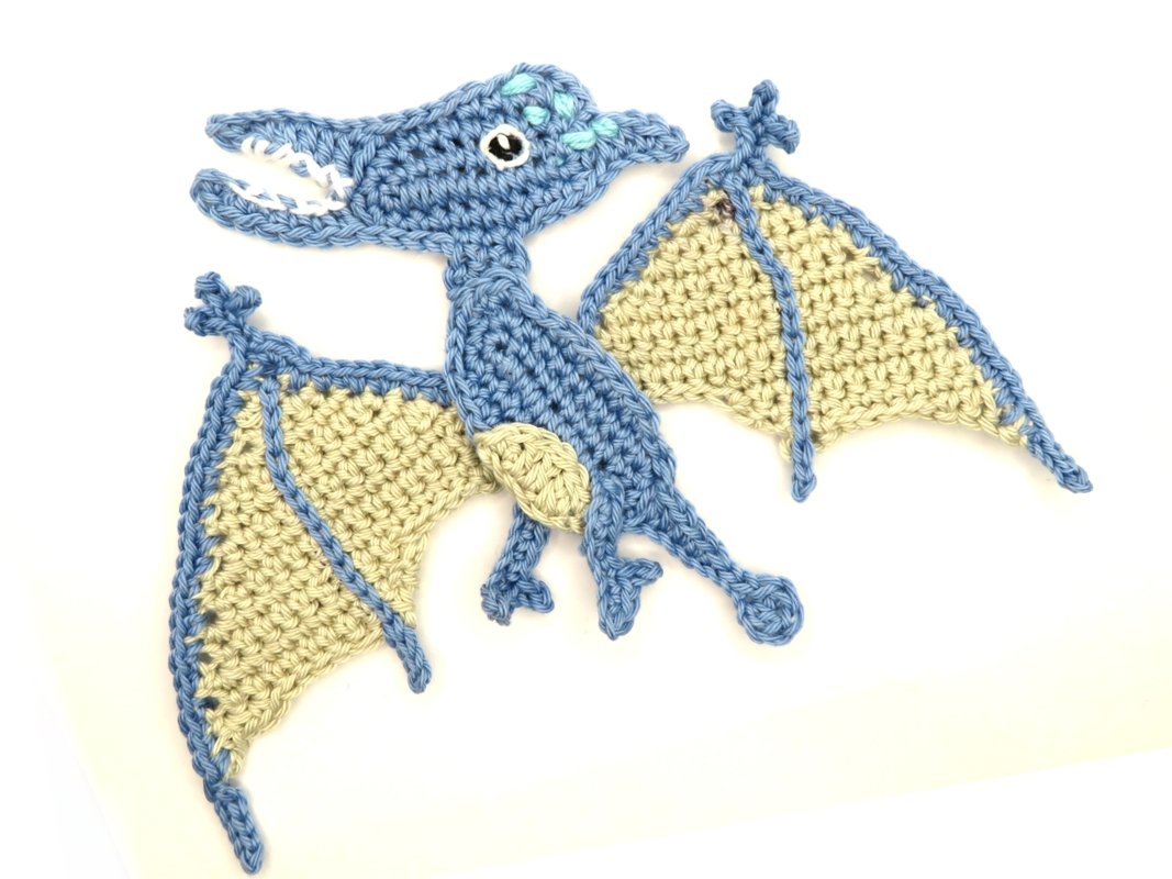 Pterodactyl Dino Dinosaur Crochet pattern - Image 2