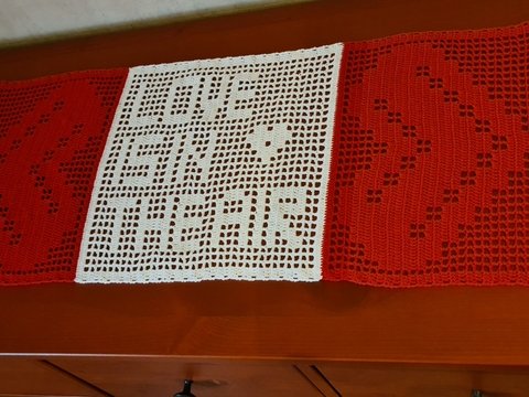 Anleitung Läufer "LOVE IS IN THE AIR"