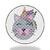 Cat unicorn cross stitch pattern
