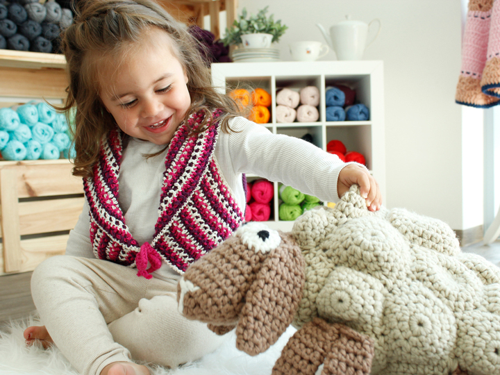 Häkelanleitung Kuscheltier Schaf Harald