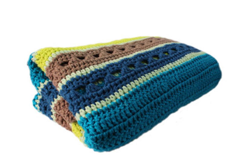 Häkelanleitung für Decke Arata