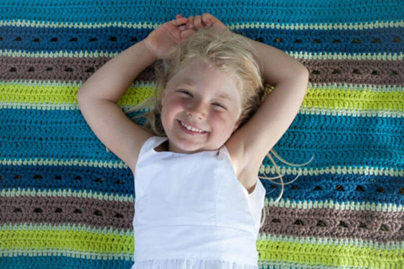 Häkelanleitung für Decke Arata