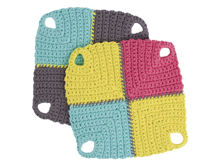 Häkelanleitung für Topflappen Toshima