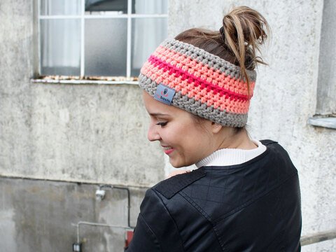 Häkelanleitung für Stirnband Amami