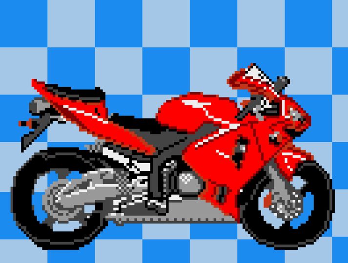 SUPERBIKE - pattern for sc crochet blanket