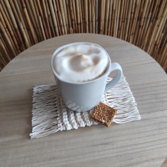 Häkelanleitung Untersetzer Coffeetime