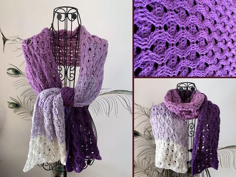 Häkelanleitung Schal "Niobe"