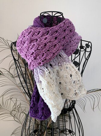 Crochet Pattern Scarf "Niobe"