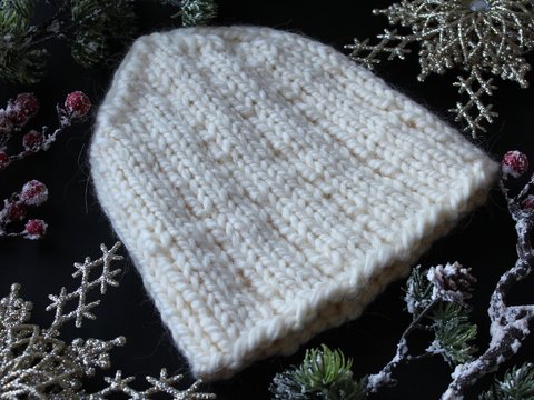 "Dezember" Wintermütze stricken PDF-Anleitung