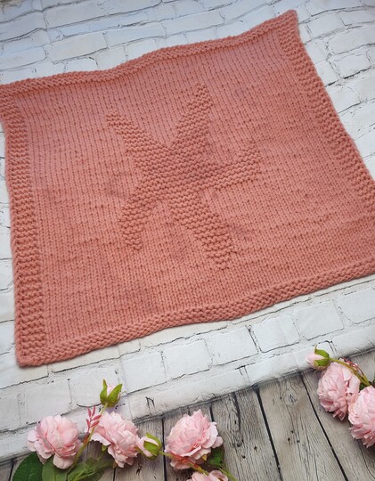 Pattern The Starfish Baby Blanket