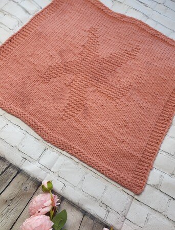Pattern The Starfish Baby Blanket
