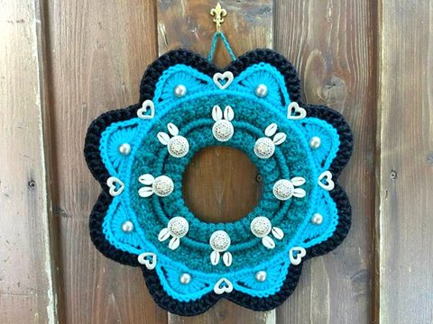 hübscher Türkranz "BLUME"