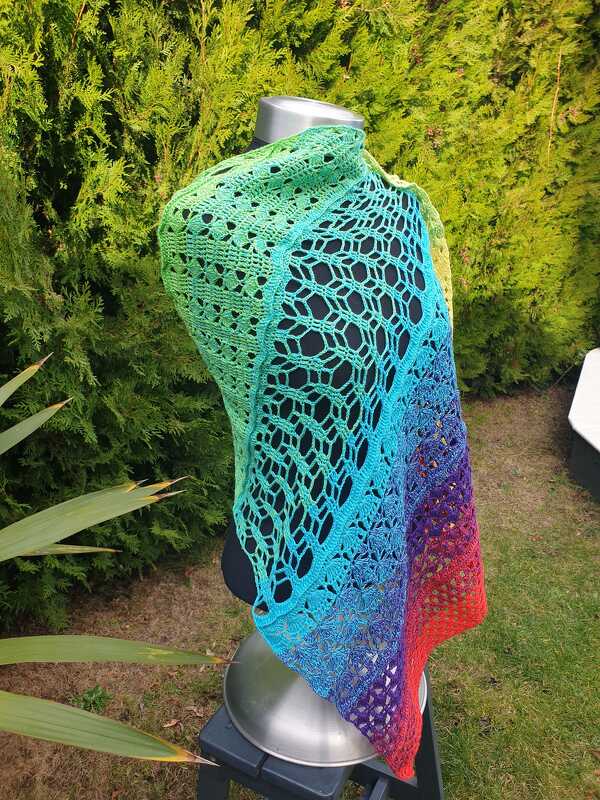 Häkelanleitung - Tuch "Danjelle" - Asymmetrisch - Bild 3