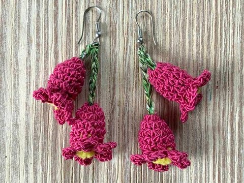 Ohrringe Glockenblumen