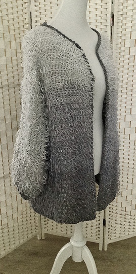 1-Bobbel-Kuschel-Wuschel-H&auml;keljacke "Kieselstein Deluxe"